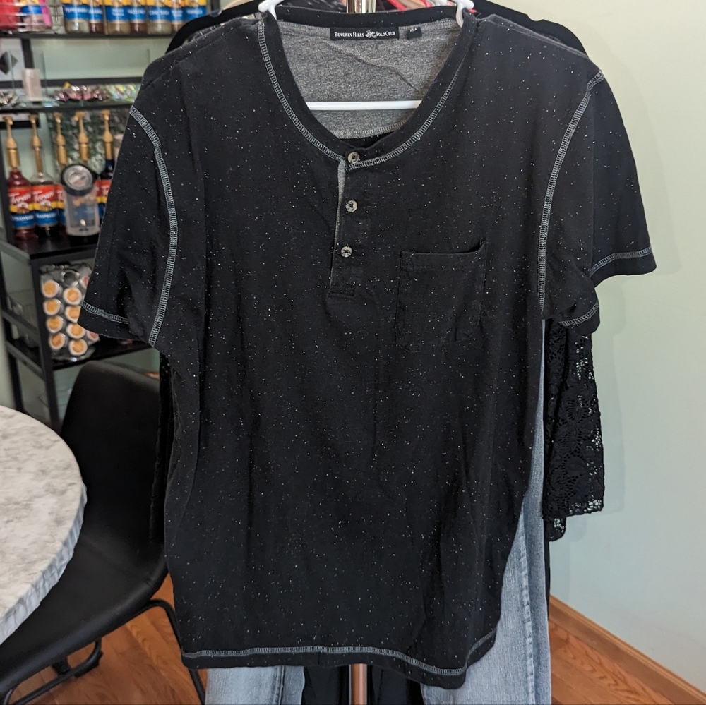 💙Beverly Hills Polo Club short sleeve -Large